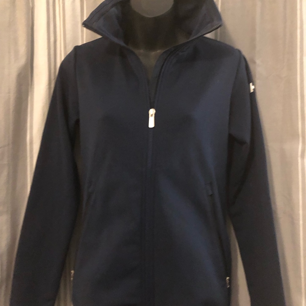 Helly Hansen Women’s Navy micro fleece midlayer jacket. Size XS